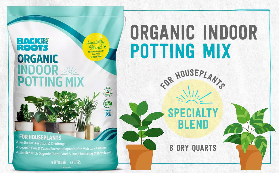 BTTR back to the roots Indoor Potting Mix 6qt