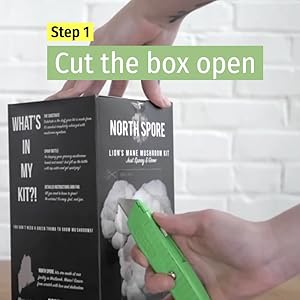 step 1 - cut the box open